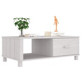vidaXL Salontafel HAMAR Grenenhout Wit - 27% Korting