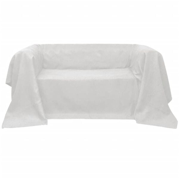 Bankhoes Microsuede Crème 210x280 cm - 48% Korting
