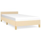 vidaXL Bedframe Crème 90x190cm - 32% Korting!