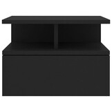 vidaXL Nachtkastjes 2 st. 40x31x27cm Bewerkt Hout Zwart - 32% Korting