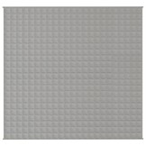 VidaXL Verzwaringsdeken 220x235 cm (15 kg) - Grijs | 33% Korting