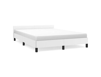 vidaXL Bedframe Wit 140x200 cm - 34% Korting!