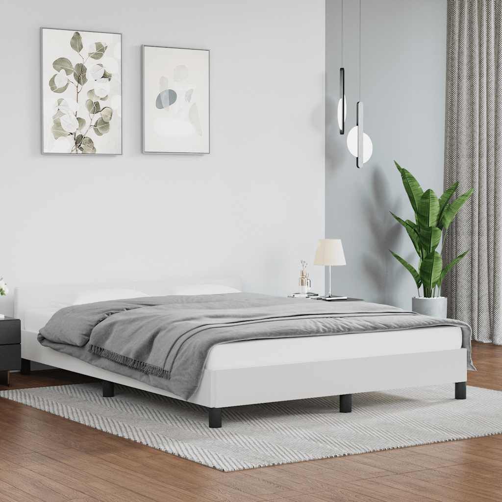 vidaXL Bedframe Wit 140x200 cm - 34% Korting!