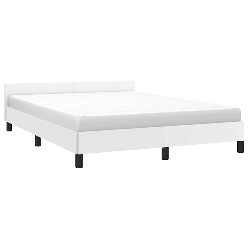 vidaXL Bedframe Wit 140x200 cm - 34% Korting!