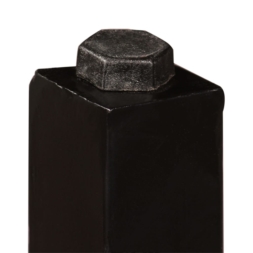 VidaXL Bartafel Gerecycled Hout & Staal - 60x60x107 cm (61% Korting!)