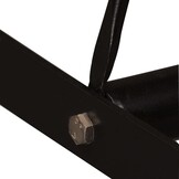 VidaXL Bartafel Gerecycled Hout & Staal - 60x60x107 cm (61% Korting!)