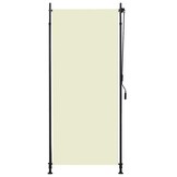 vidaXL Rolgordijn voor buiten 100x270 cm crème