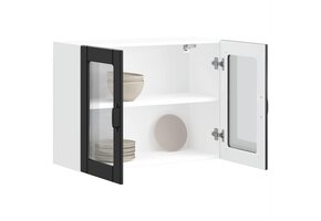 vidaXL Keukenwandkast Lucca Zwart - 33% Korting!