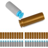 20 Foam Patronen met Zuignap - Grijs/Blauw (45% Korting)