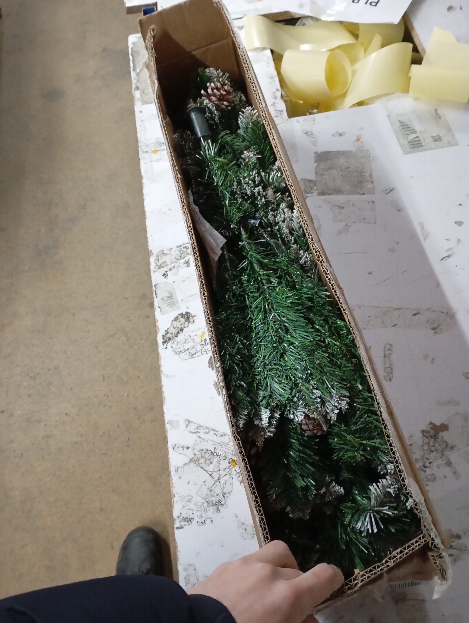 vidaXL Kunstkerstboom met standaard 120 cm PVC groen