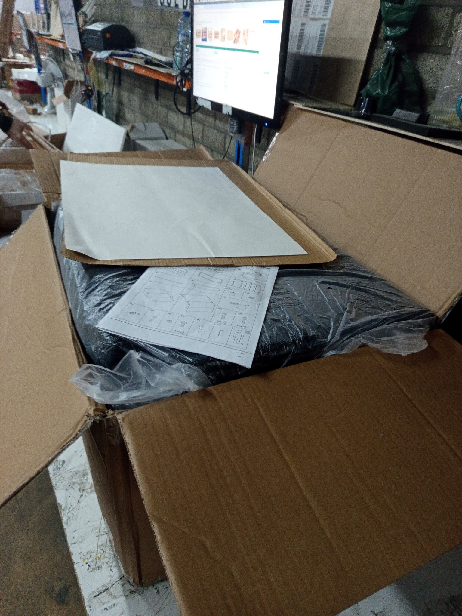 VidaXL Massagestoel - Stof Zwart - 59% Korting