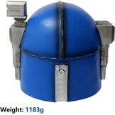 Mandalorian Helm voor volwassenen, SW Clone Trooper helm, Halloween, SW, klassiek Mandalorian masker, cosplay, hars, volledig hoofd, metalen armor-helm decoratie