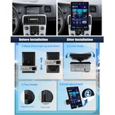 CAMECHO 10,4 inch draaidisplay autoradio – draadloze CarPlay Android Auto MP5 met 2.5D HD-Touch, EQ&Bluetooth 5.0 FM/RDS + USB/AUX voor auto/vrachtwagen universeel