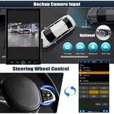 CAMECHO 10,4 inch draaidisplay autoradio – draadloze CarPlay Android Auto MP5 met 2.5D HD-Touch, EQ&Bluetooth 5.0 FM/RDS + USB/AUX voor auto/vrachtwagen universeel