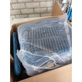 vidaXL Eetkamerstoelen 2 st fluweel blauw