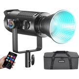 Godox SZ150R RGB COB-videolicht 150 W full-colour LED-licht, CRI 97 en TLCI96, geluidsarme warmteafvoer, 13 Fx-effecten, meerdere afstandsbedieningsmethoden