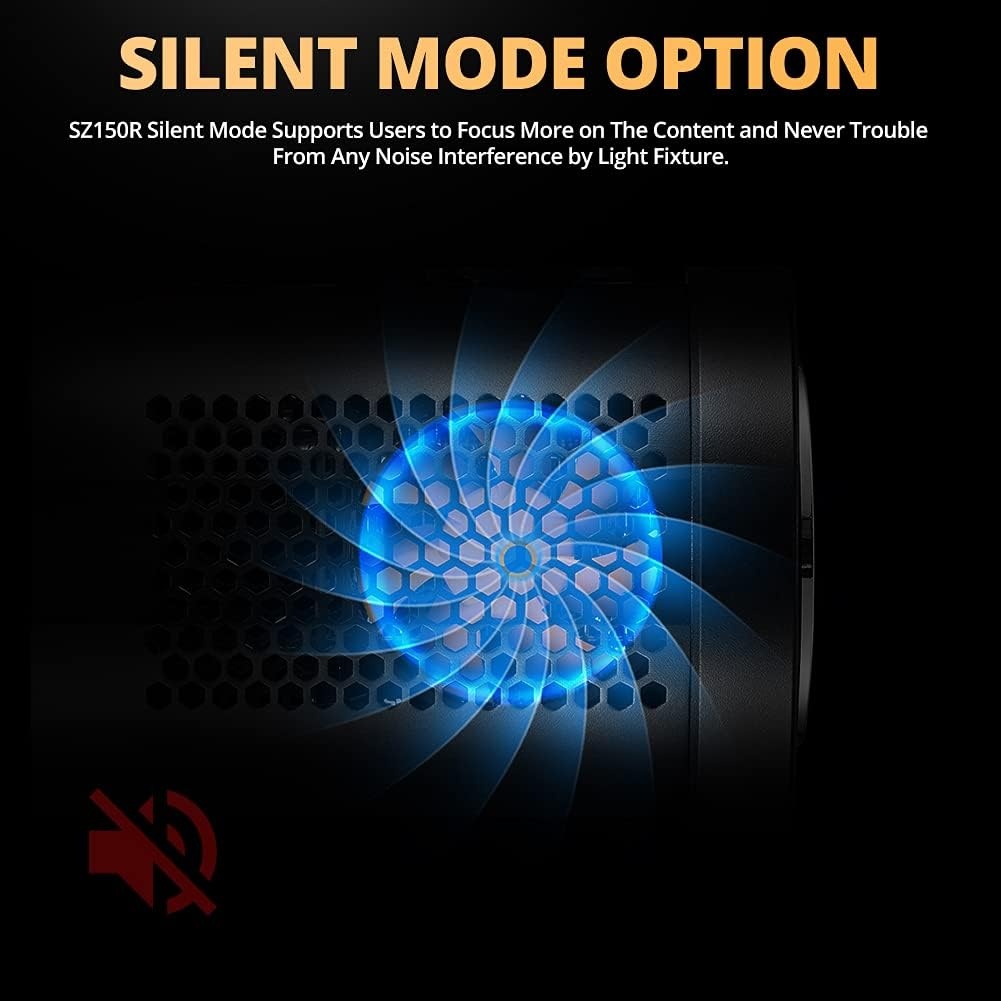 Godox SZ150R RGB COB-videolicht 150 W full-colour LED-licht, CRI 97 en TLCI96, geluidsarme warmteafvoer, 13 Fx-effecten, meerdere afstandsbedieningsmethoden