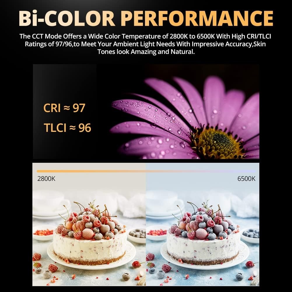 Godox SZ150R RGB COB-videolicht 150 W full-colour LED-licht, CRI 97 en TLCI96, geluidsarme warmteafvoer, 13 Fx-effecten, meerdere afstandsbedieningsmethoden