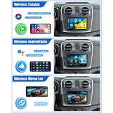 CAMECHO 4+64G Android 13 autoradio voor Renault Dacia Logan Duster Sandero Lodgy Capture Symbool Lada Xray met Carplay Android Auto Bluetooth 5.0, 8 inch Dual Din met GPS WIFI DSP FM/RDS SWC en USB