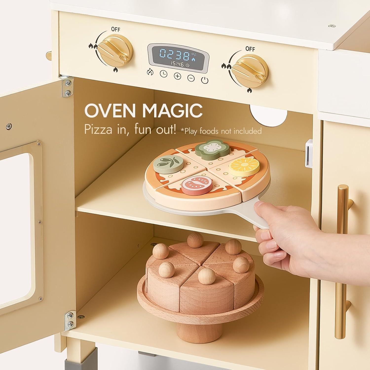 Giant bean Houten Keuken Speelset Jongens Pretend Keuken Speelgoed voor Kinderen