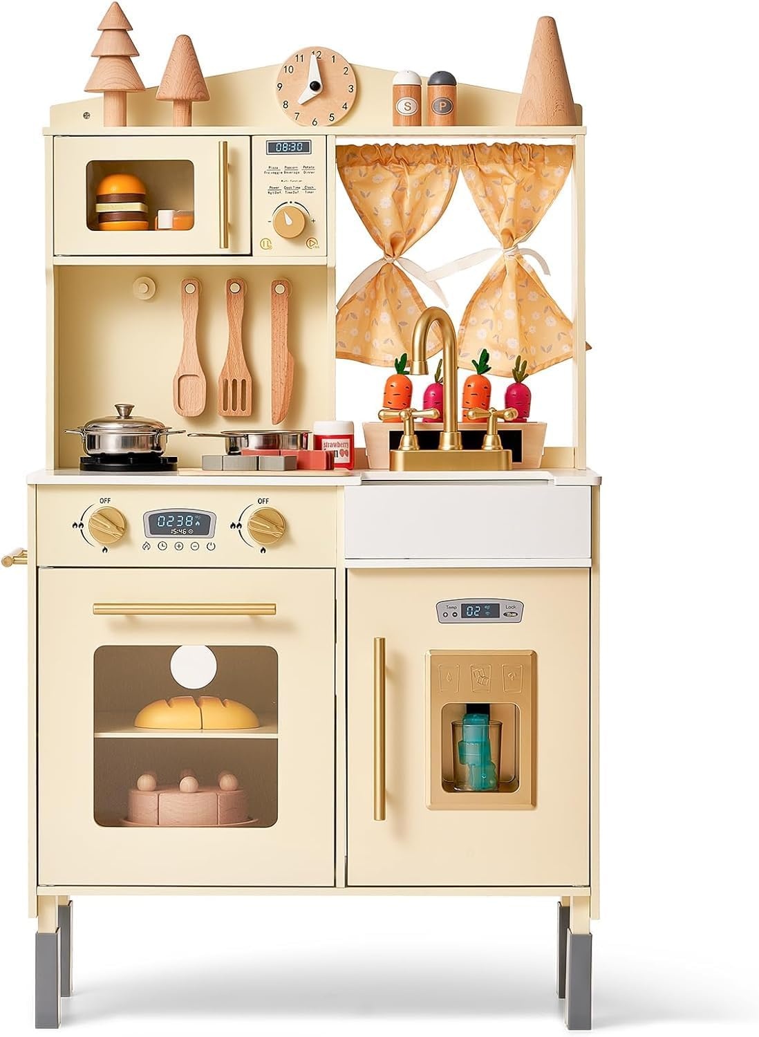 Giant bean Houten Keuken Speelset Jongens Pretend Keuken Speelgoed voor Kinderen