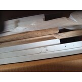 vidaXL Hoge kast 60x33,5x100 cm massief mangohout