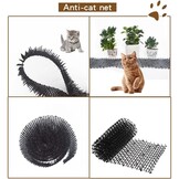 Doornrooster, dierenbarrière, kattenafweerstrips, dierenbarrière met spikes, 200 x 30 cm, anti-kattennetwerk met 8 U-vormige grondankers, voor tuin, kattenafweer, spikes, dierenverjager