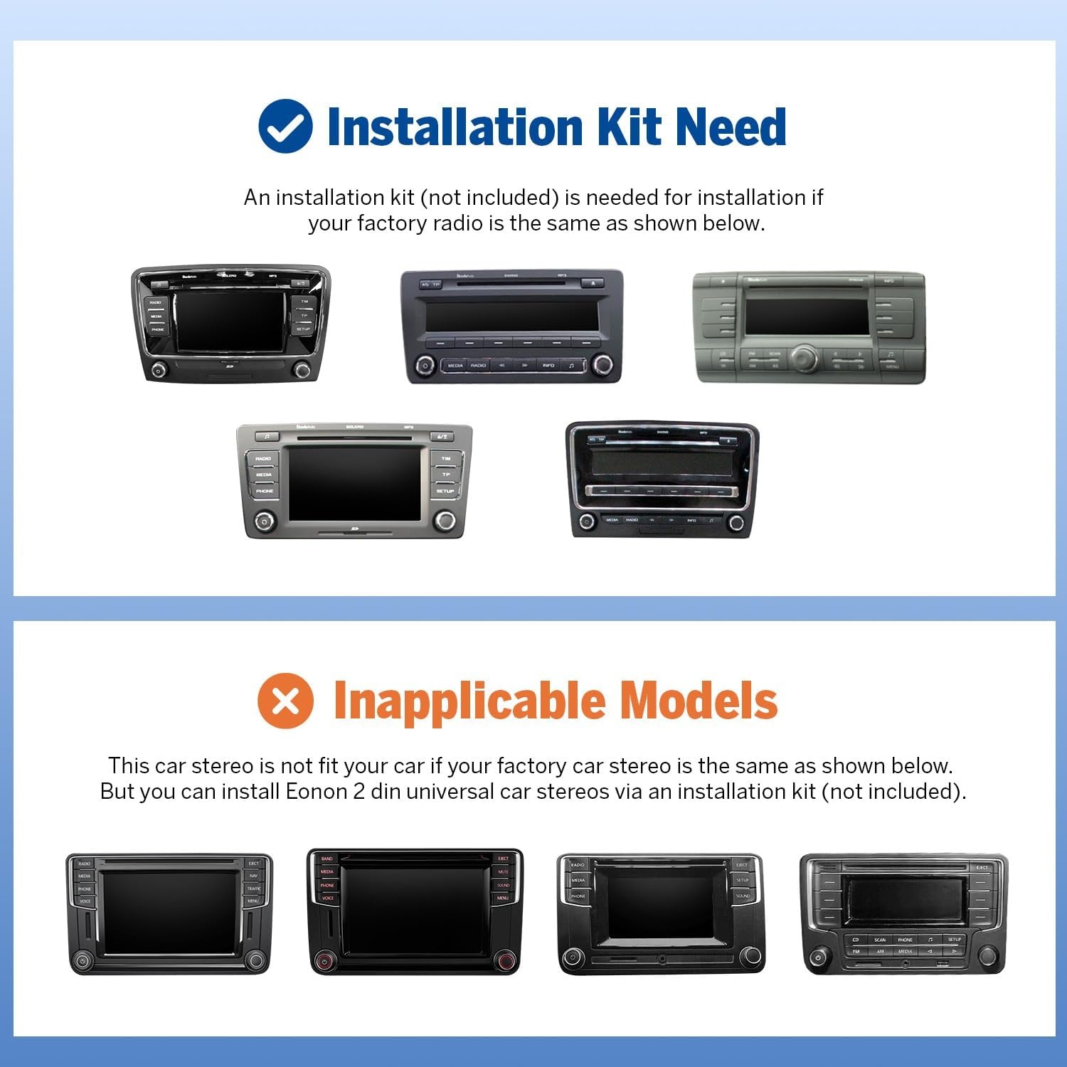 eonon Q53Pro 9 "2.5D IPS Android 10 Auto GPS NAV Sat DSP BT Ingebouwde CarPlay Android Auto Amp Autoradio Ondersteuning WiFi voor SEAT Skoda Golf