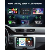 eonon Q53Pro 9 "2.5D IPS Android 10 Auto GPS NAV Sat DSP BT Ingebouwde CarPlay Android Auto Amp Autoradio Ondersteuning WiFi voor SEAT Skoda Golf
