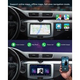 eonon Q53Pro 9 "2.5D IPS Android 10 Auto GPS NAV Sat DSP BT Ingebouwde CarPlay Android Auto Amp Autoradio Ondersteuning WiFi voor SEAT Skoda Golf