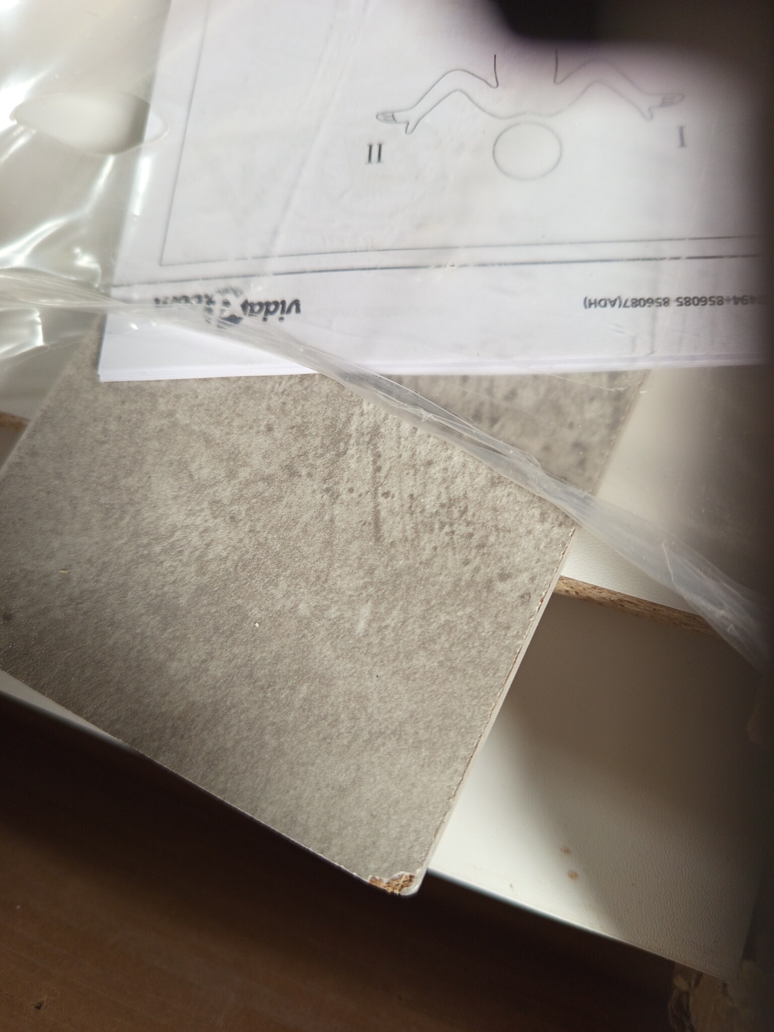 vidaXL Onderkast met lade Lyon 50x46x81,5 cm bewerkt hout betongrijs