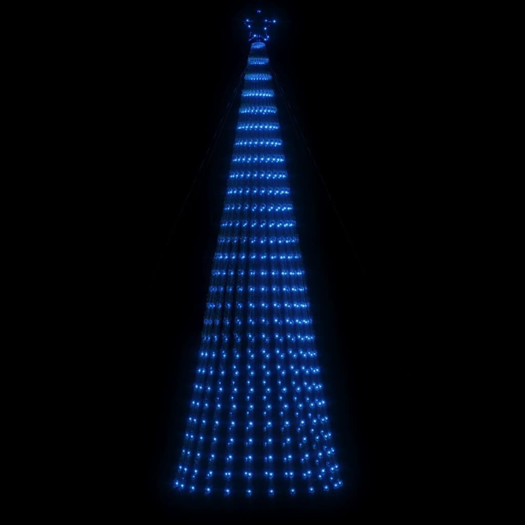 vidaXL LED-kerstboom 688 LEDs 300 cm blauw