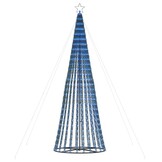 vidaXL LED-kerstboom 688 LEDs 300 cm blauw