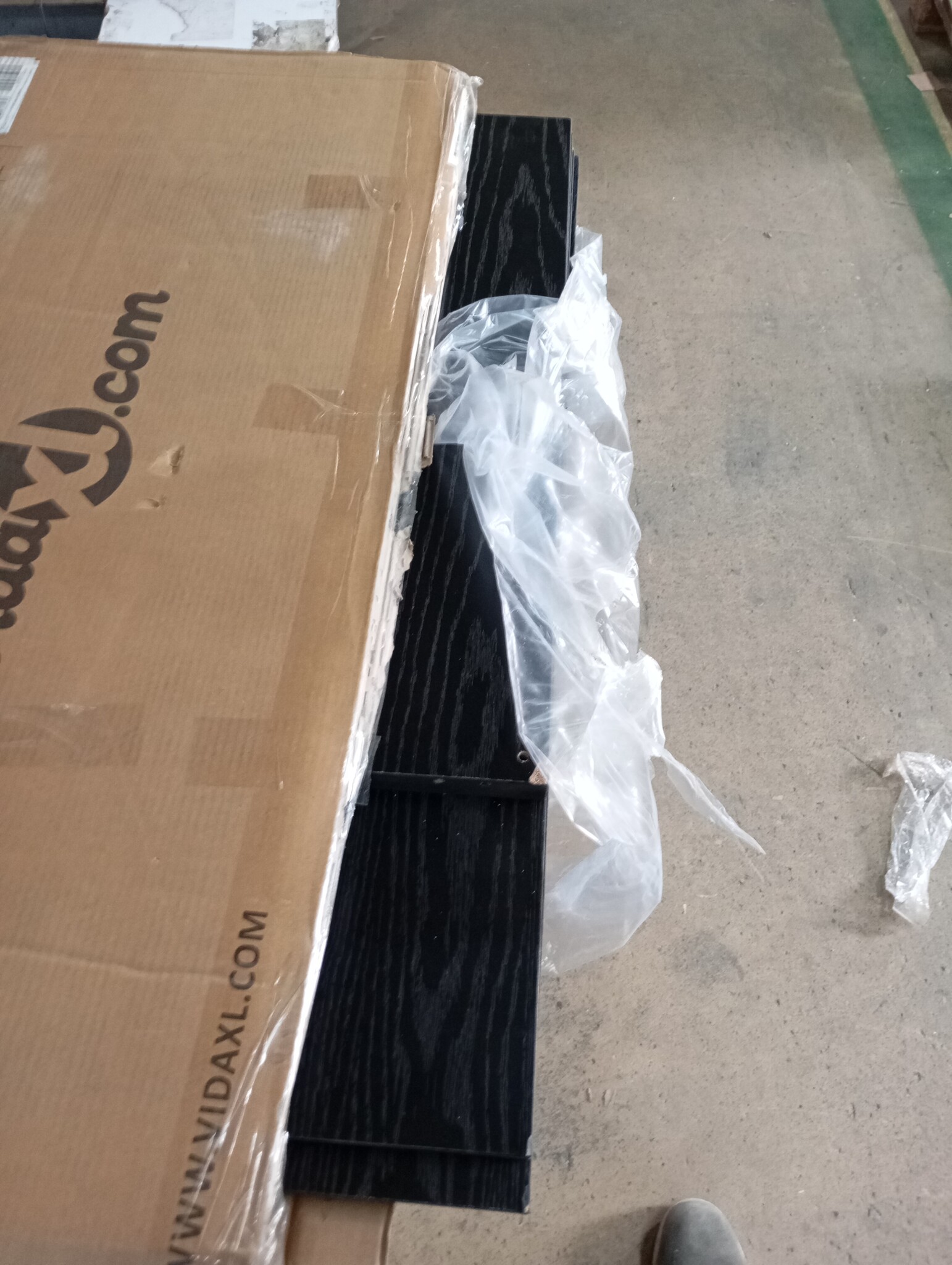 vidaXL Bureau Zwart Eiken - 52% Korting - 100x50cm