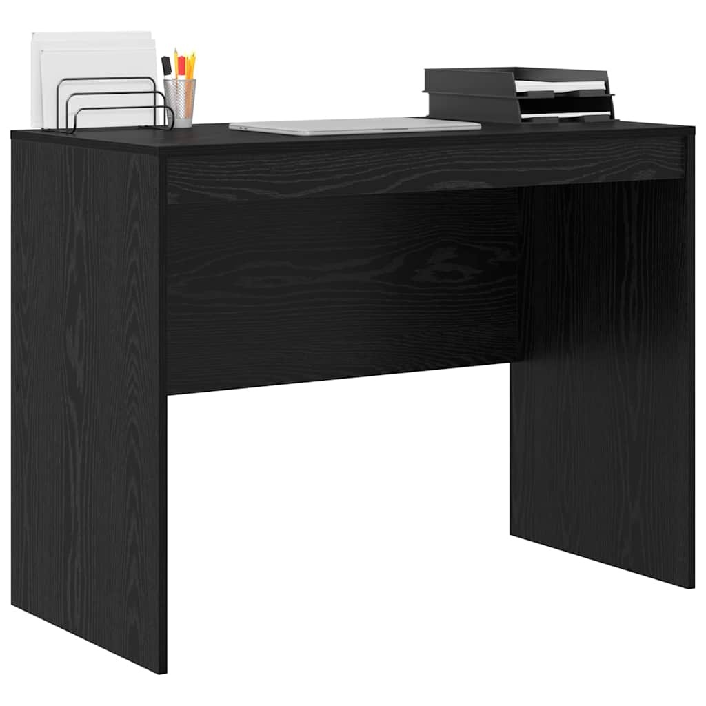 vidaXL Bureau Zwart Eiken - 52% Korting - 100x50cm
