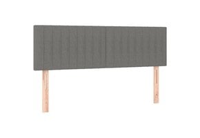 vidaXL Hoofdborden (2 st.) - Donkergrijs - 64% Korting