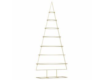 Moderne Metalen Kerstboom Goud 210cm | 60% Korting