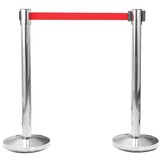 vidaXL Afzetkoord Uittrekbaar 200cm Rood - 59% Korting