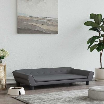 vidaXL Hondenmand Fluweel Donkergrijs 100cm - 33% Korting!