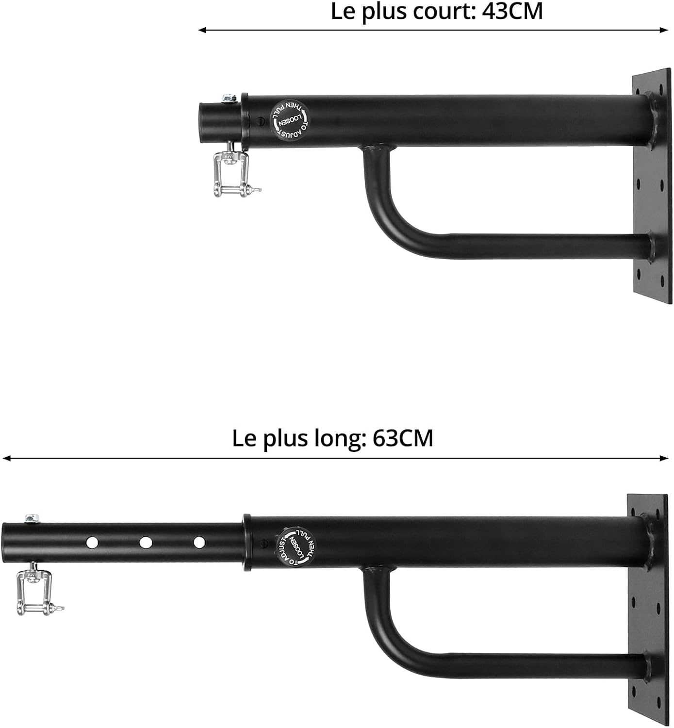 QWORK Bokszakbeugel Massief Staal 51% Korting