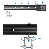 QWORK Bokszakbeugel Massief Staal 51% Korting