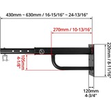 QWORK Bokszakbeugel Massief Staal 51% Korting