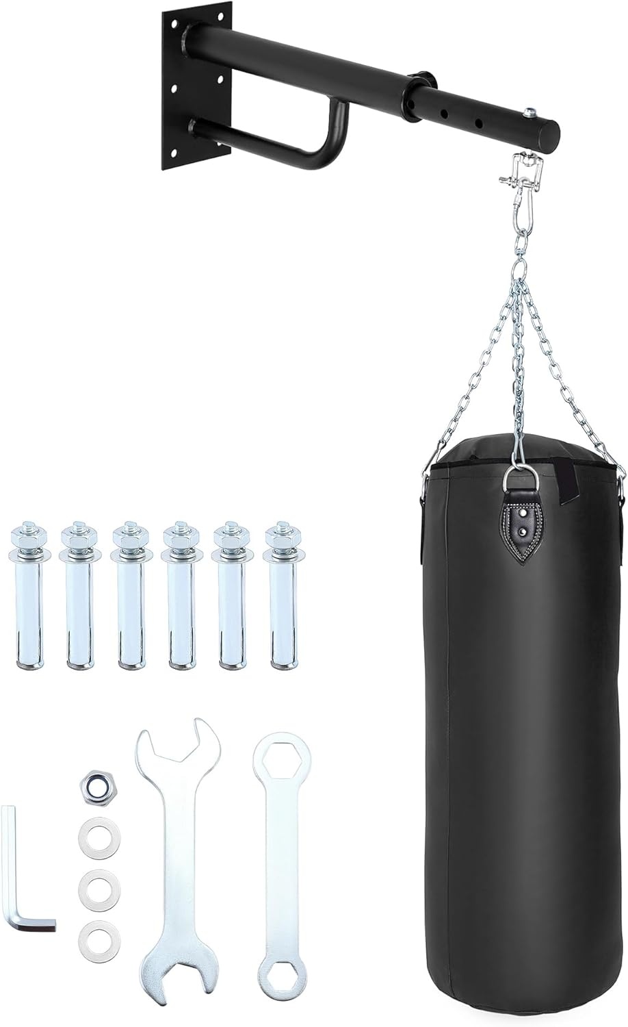 QWORK Bokszakbeugel Massief Staal 51% Korting