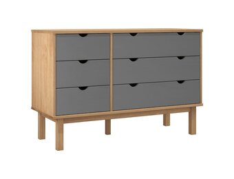 vidaXL Ladekast OTTA Grenenhout - 59% Korting