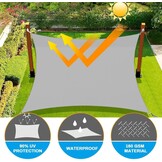 Waterdicht Zonnezeil 2x3m met 22% Korting