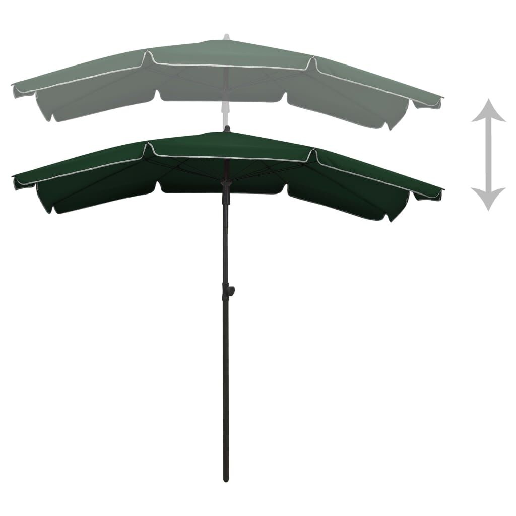 vidaXL Parasol Groen 200x130 cm - 30% Korting!