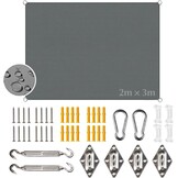 Waterdicht Zonnezeil 2x3m - 22% Korting