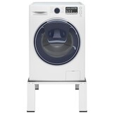 vidaXL Wasmachine Sokkel met 2 Uittrekbare Planken - Wit (34% Korting)