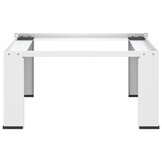 vidaXL Wasmachine Sokkel met 2 Uittrekbare Planken - Wit (34% Korting)