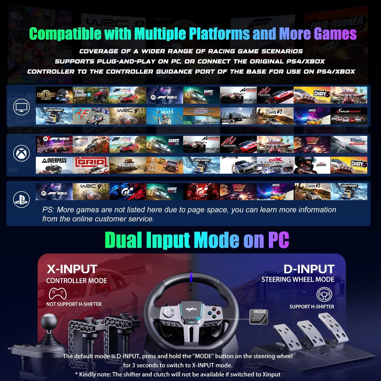 PXN V9 Gen2 Gaming Stuur met Korting (29%)